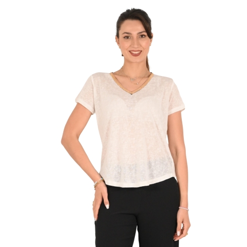 molly bracken t-shirt donna off white T427DP
