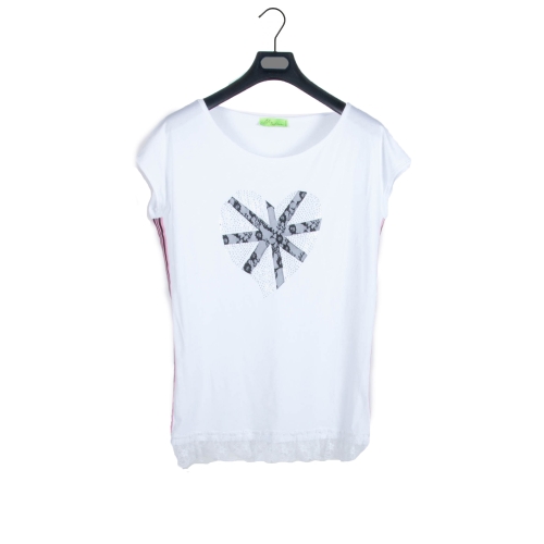 FanFreluches Donna T-Shirt Bianco