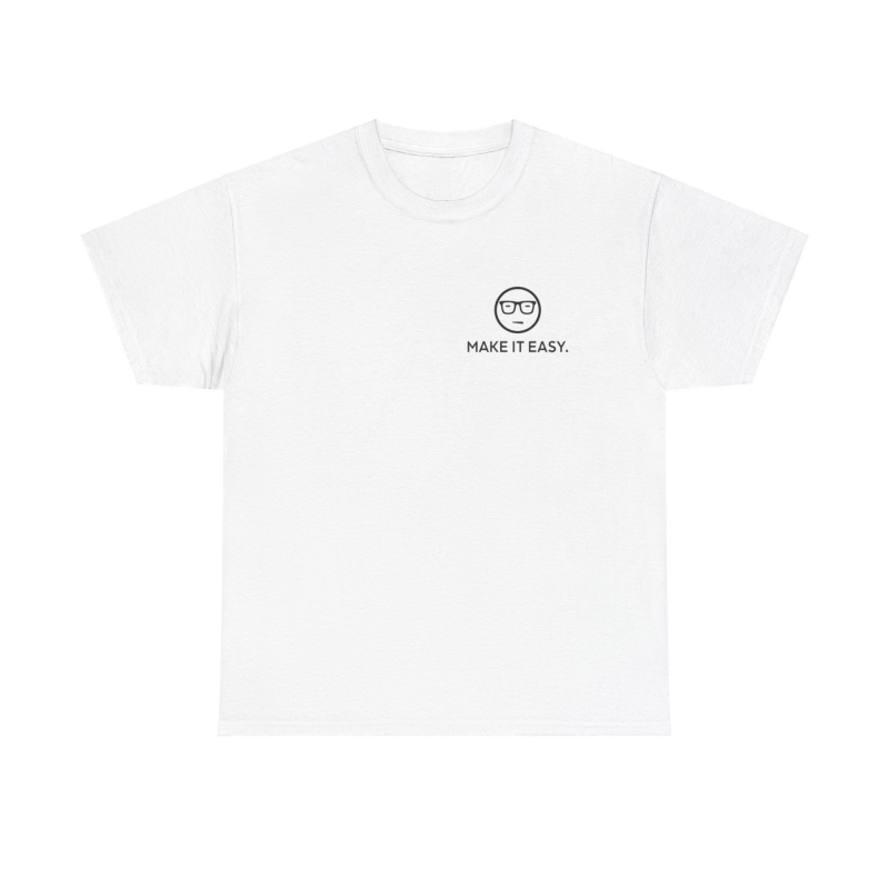 MARCHELAB T-Shirt unisexe en coton blanc