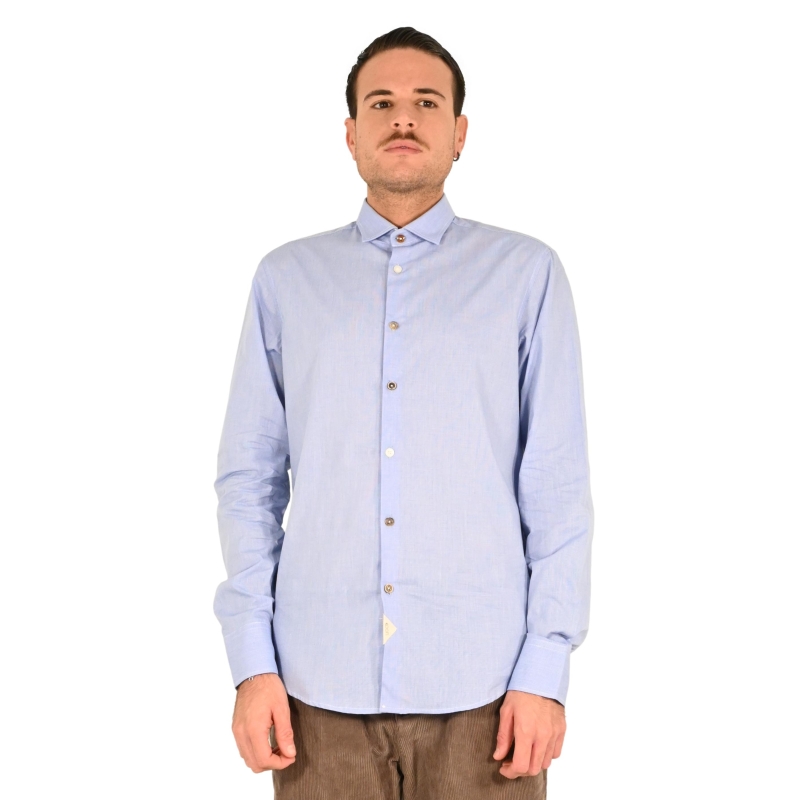 koon camicia uomo celeste NCM888BS0X