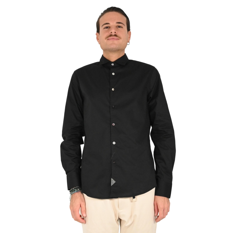 koon camicia uomo nero NCM877BS01