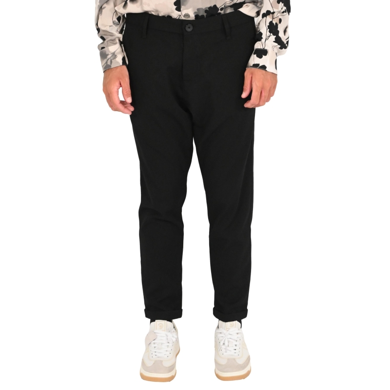 imperial pantalone uomo nero PWB0KBV
