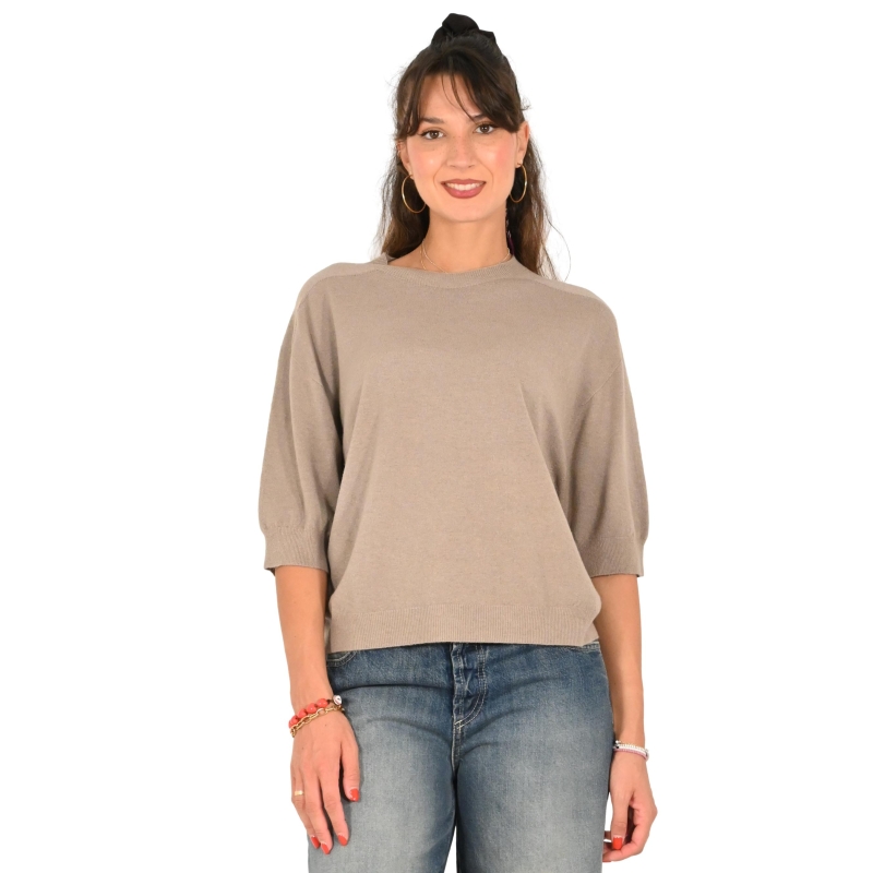 imperial maglia donna taupe M3025868