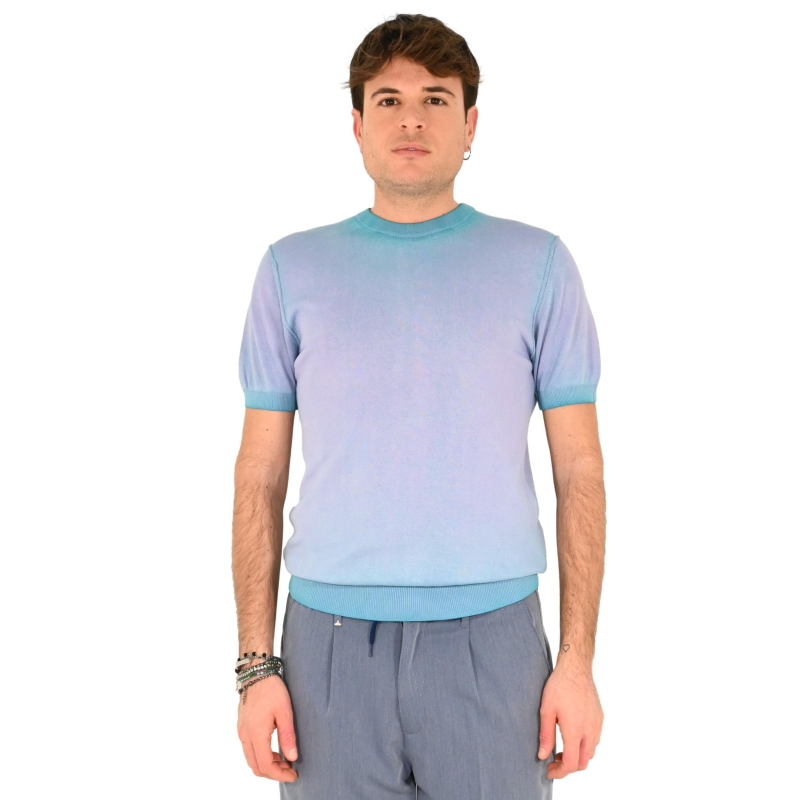berna t-shirt uomo lilla turchese M 251034