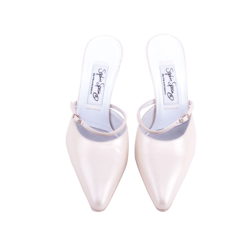 Sophie Sposa Donna Sposa Bianco Panna Made In Italy In Saldo