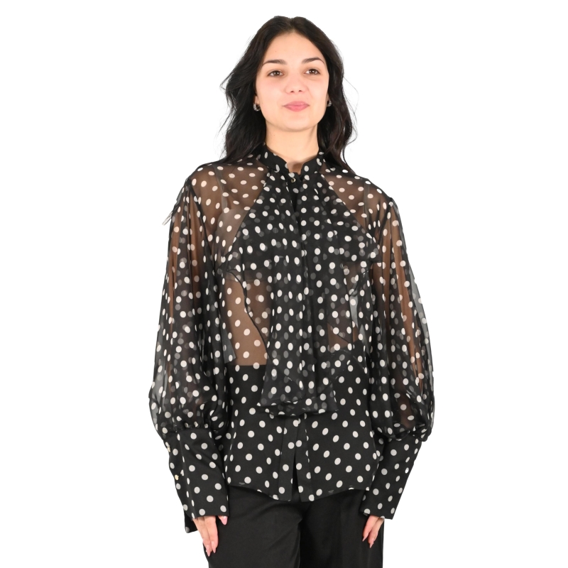 imperial camicia donna nero panna CNE5KHD