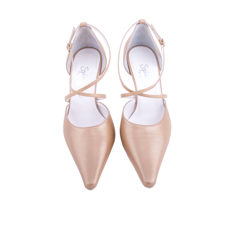 Sophie Sposa Donna Sposa Beige Made In Italy In Saldo 5193