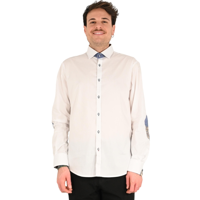 paolo di matteo camicia uomo bianco 2291 2724