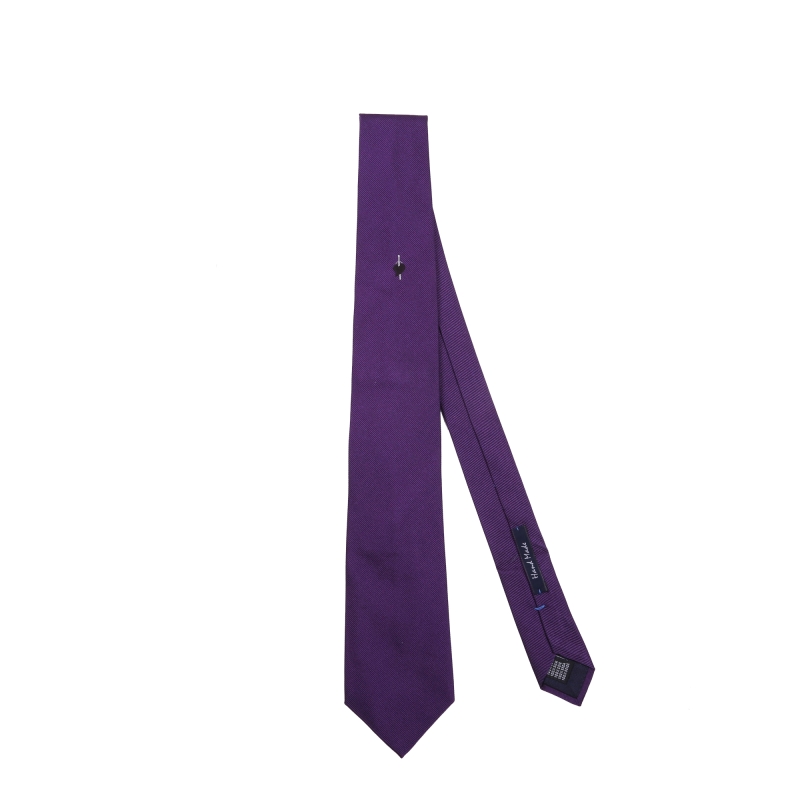 TigerTie Cravatta Moda Stretto - Verde Segnale Con Strisce Bianche E Nere, 150x6 Cm