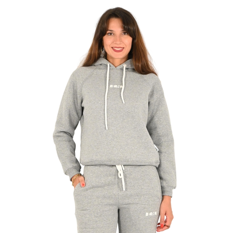 berna felpa donna grigio melange W 254176