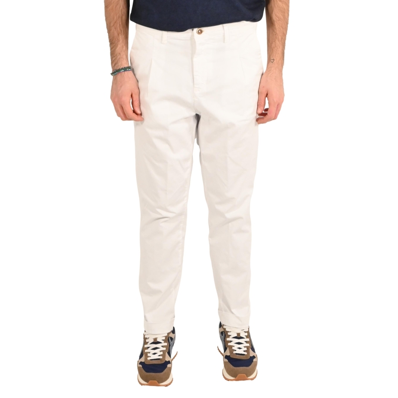 squad2 pantalone uomo bianco RIO