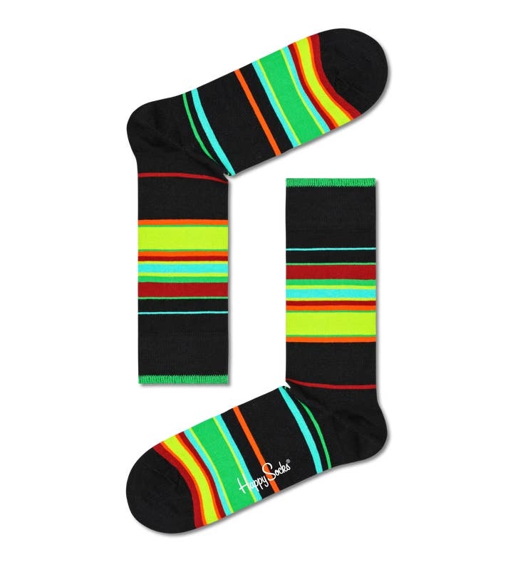 happy socks calzini uomo nero MAGNETIC FIELDS SOCK/U 