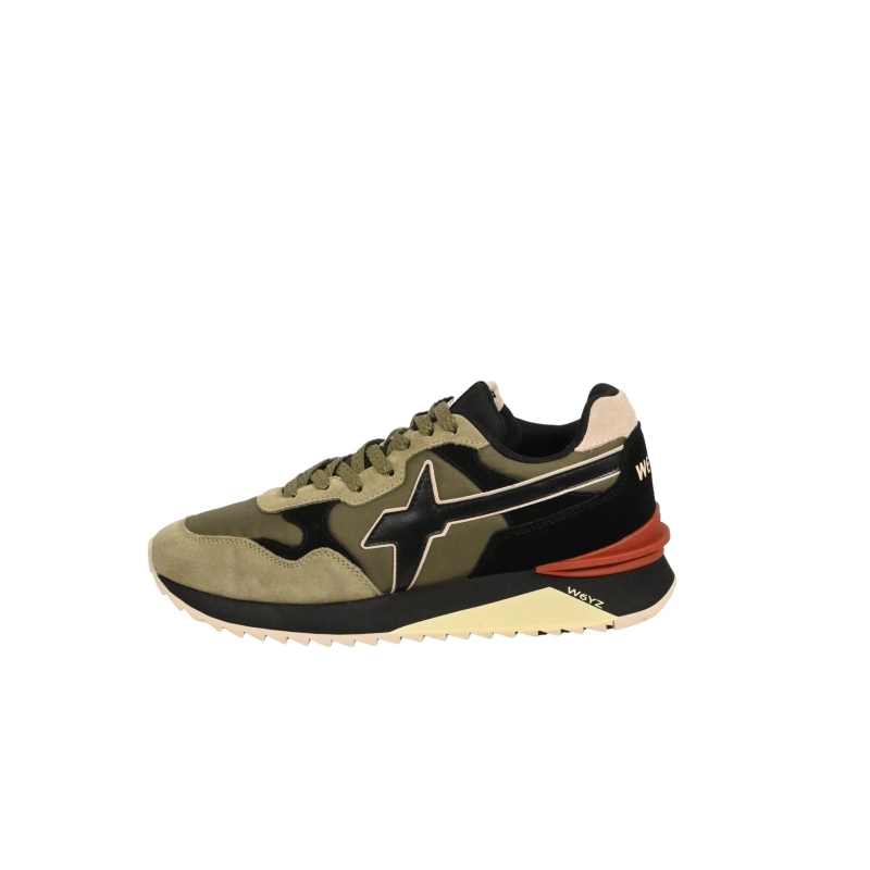 W6YZ scarpe uomo militare black beige YAK-M