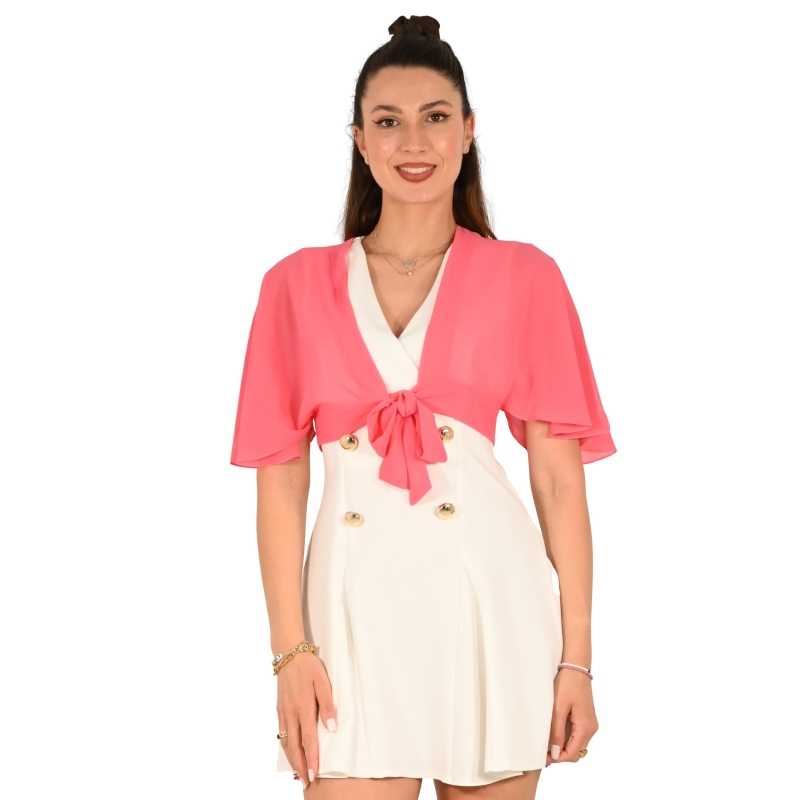 rinascimento coprispalle donna rosa camelia CFC0124144003