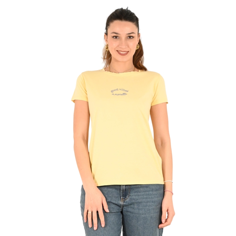 vicolo t-shirt donna giallo RD0374