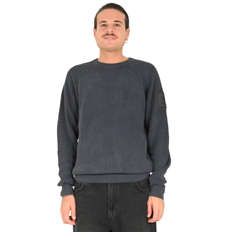 refrigue maglia uomo navy CREWNECK ENG