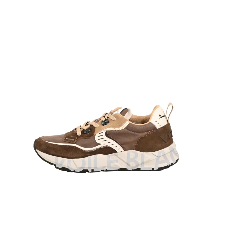 voile blanche scarpe uomo dark brown taupe CLUB01
