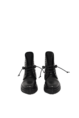 crown scarpe donna nero 206