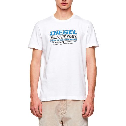diesel t-shirt uomo bianco T-DIEGOS-K20