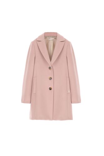 please cappotto donna rosa polvere K493INATAS